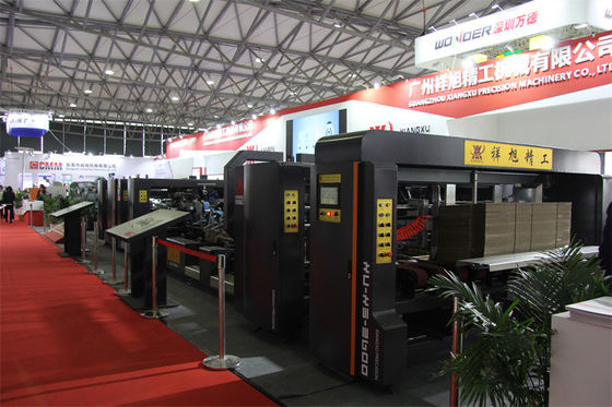 पूरी तरह से स्वचालित फ़ोल्डर ग्लूअर स्टिचर मशीन, 180 मीटर/मिनट ग्लूइंग गति के साथ